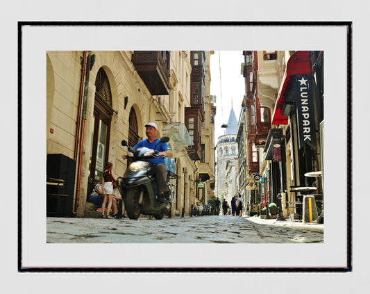 Istanbul Galata Photography Print Wall Art