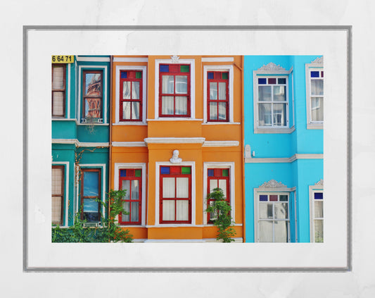 Balat Istanbul Colourful Photography Print Poster