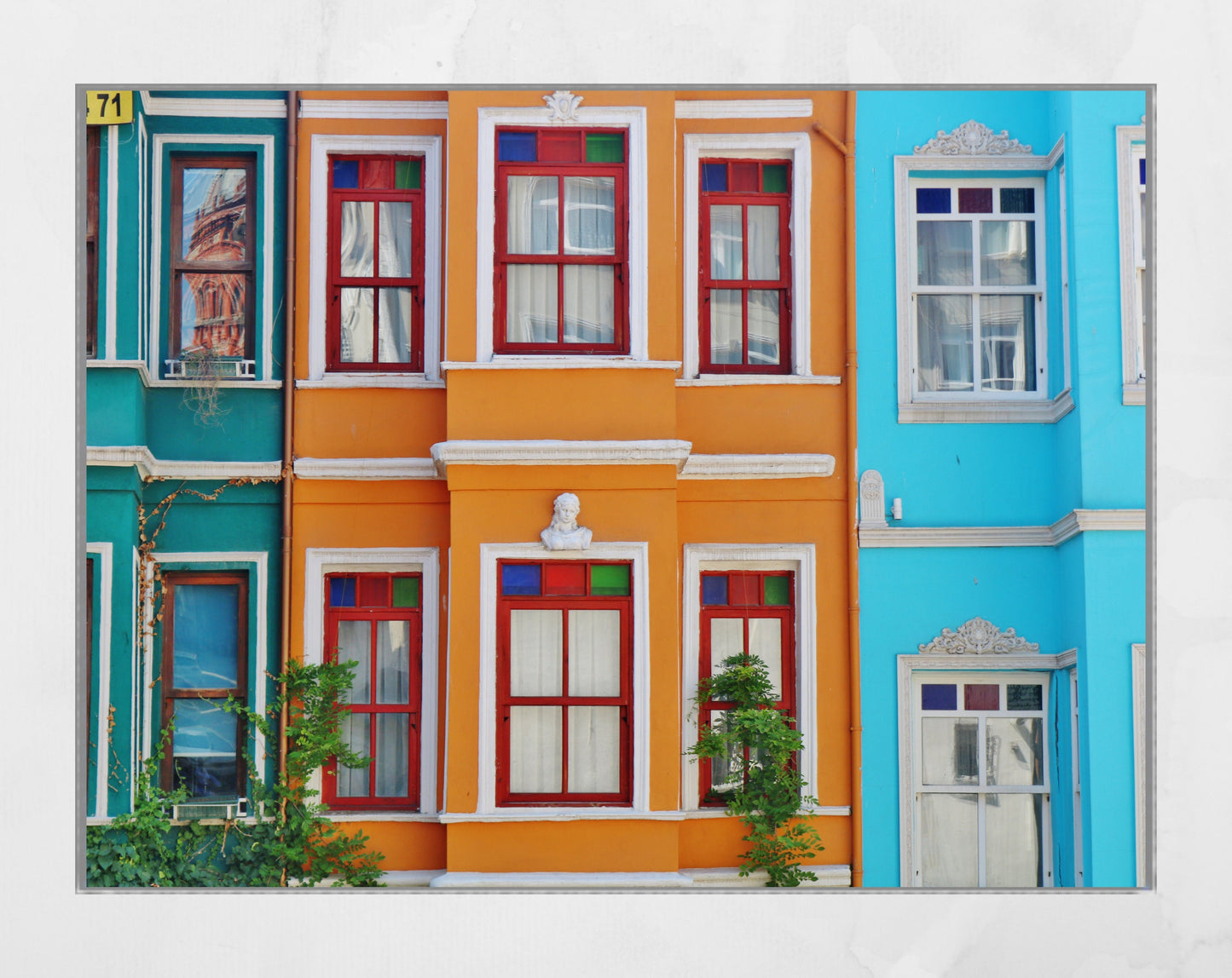 Balat Istanbul Colourful Photography Print Poster