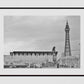 Blackpool Photography Print Blackpool Tower Central Pier Black And White Poster