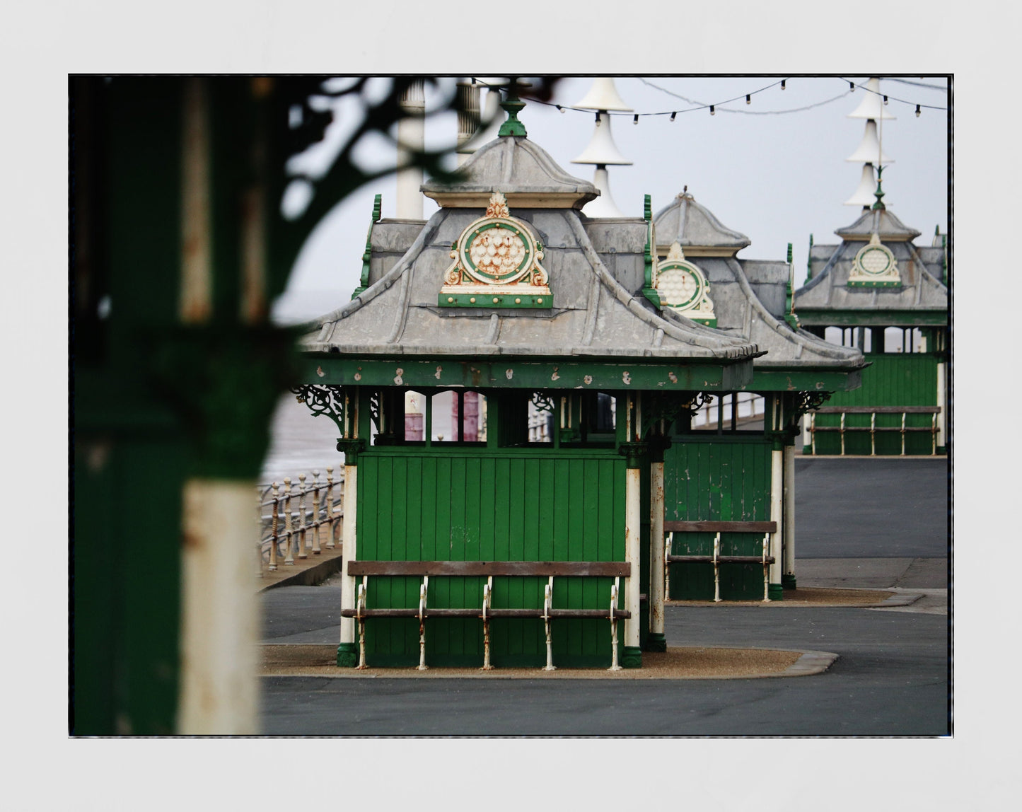 Blackpool Photography Print Victorian Shelter Poster