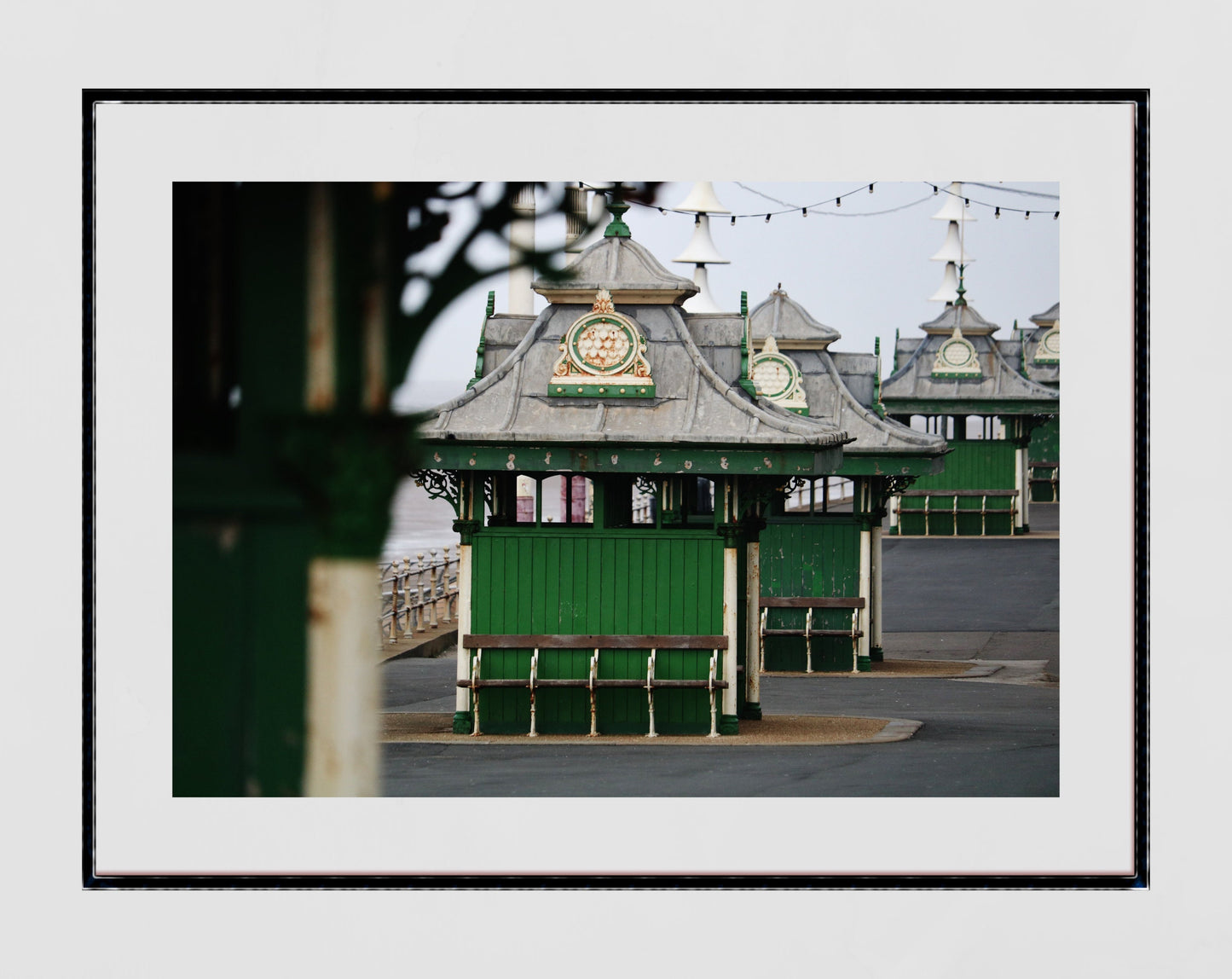 Blackpool Photography Print Victorian Shelter Poster