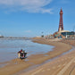 Blackpool Photography Print Blackpool Beach Donkey Ride Poster