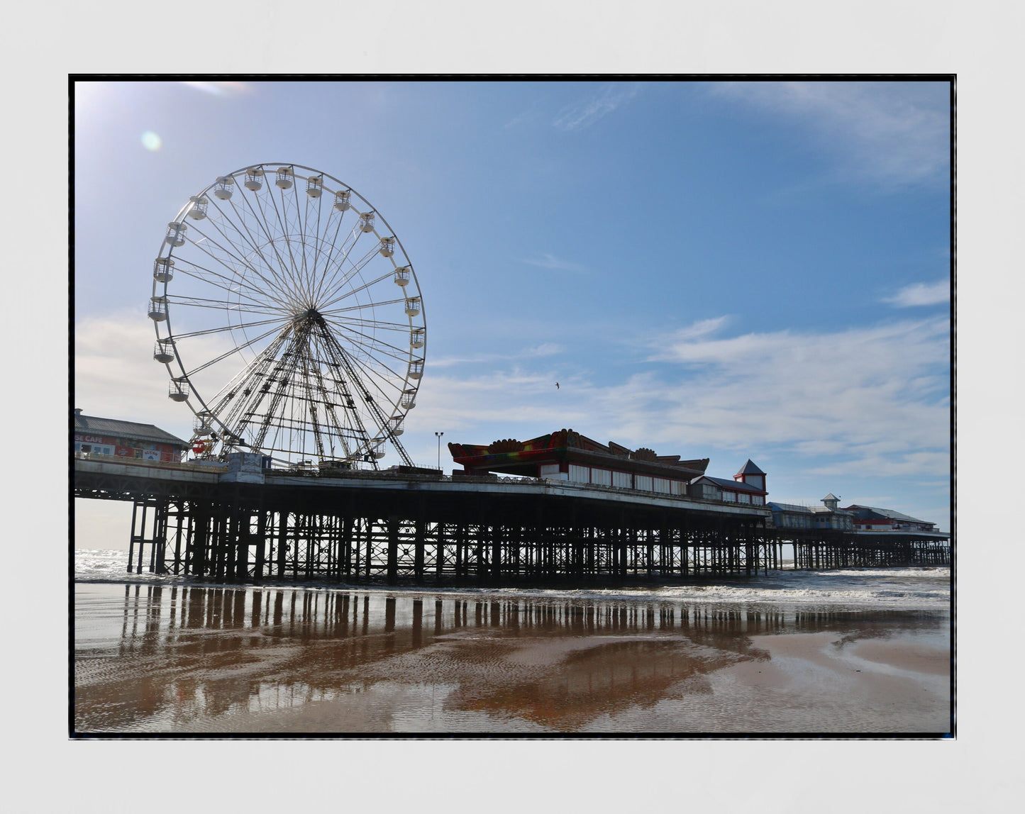 Blackpool Photography Print Blackpool Central Pier Poster