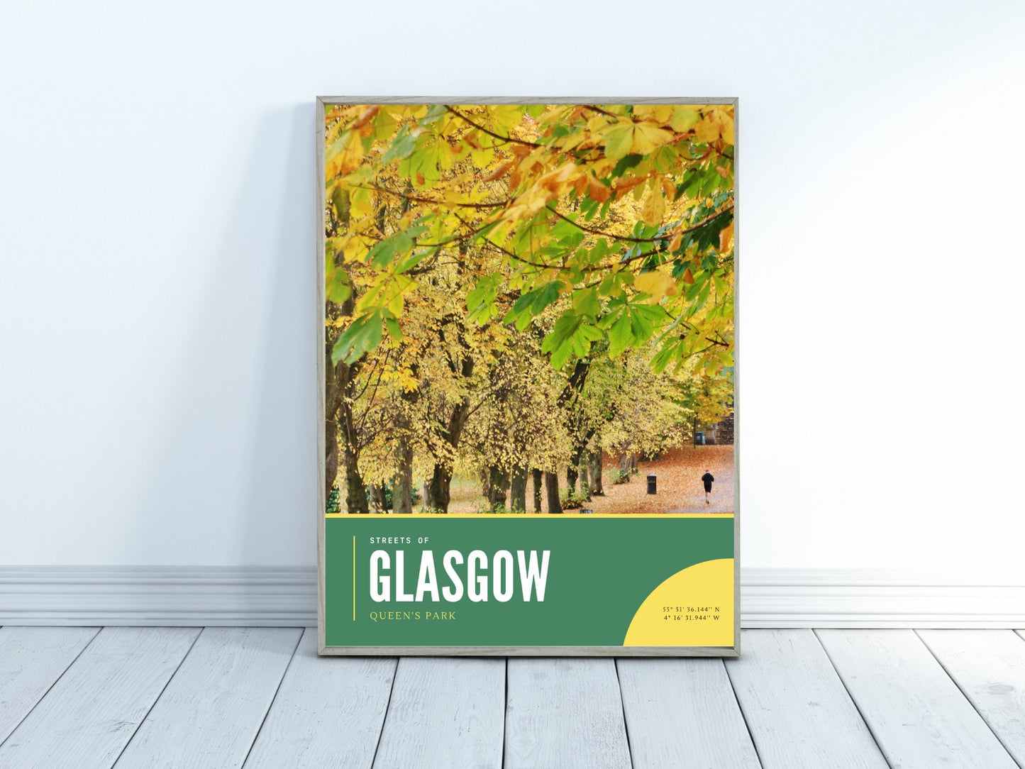 Queens Park Photography Print, Glasgow Queens Park Poster, Glasgow in Autumn Fine Art Photography