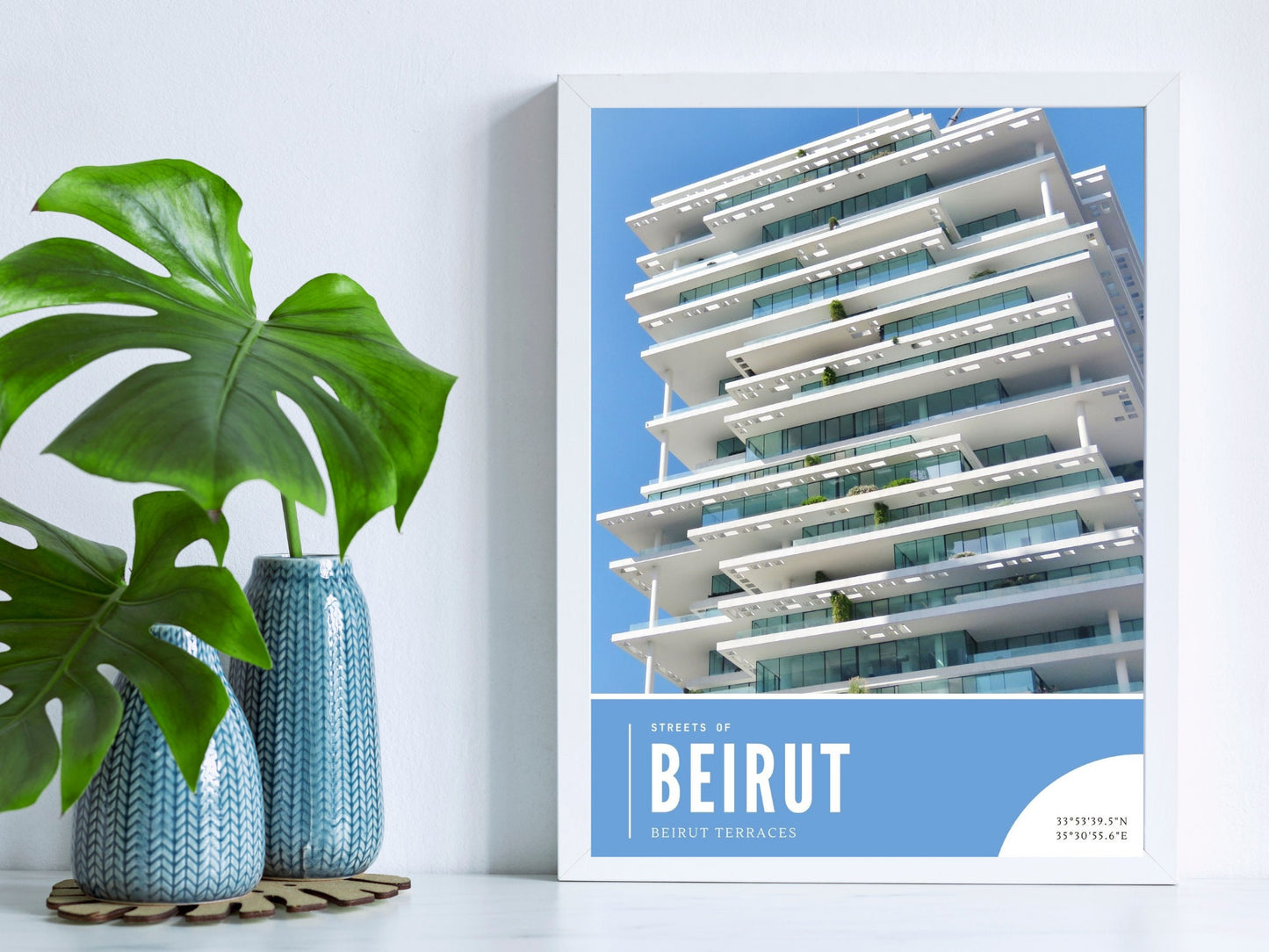 Beirut Terraces Modern Architecture Photography Gift