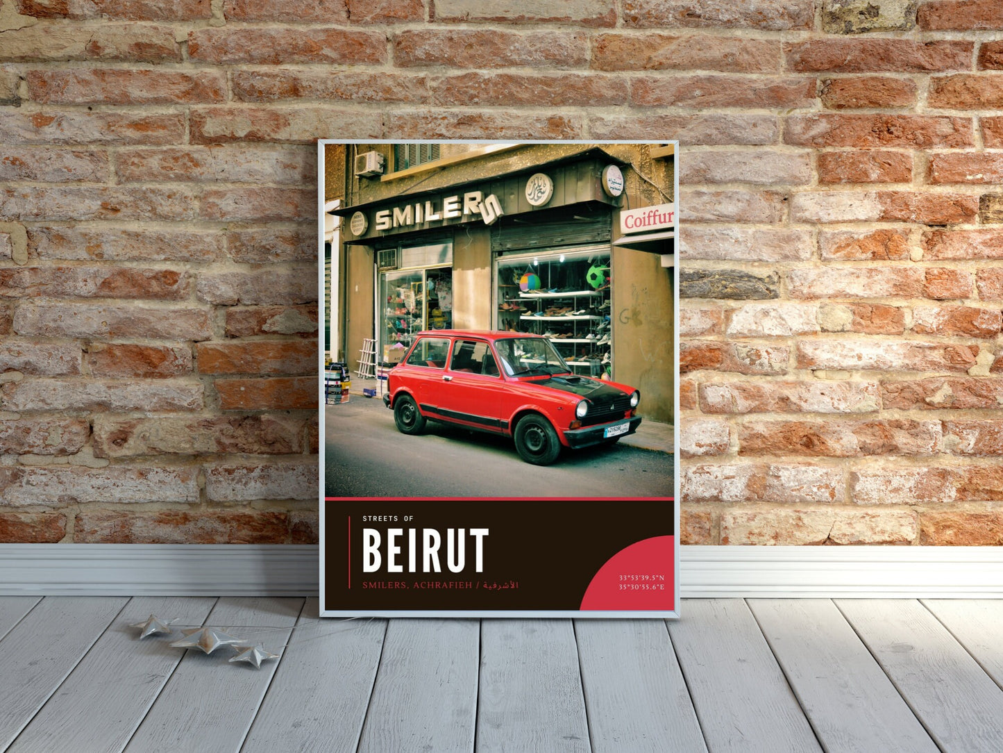 Streets of Beirut Gallery Wall Fine Art Photography Poster, Achrafieh Print