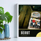 American University of Beirut Photography Poster, Streets of Hamra