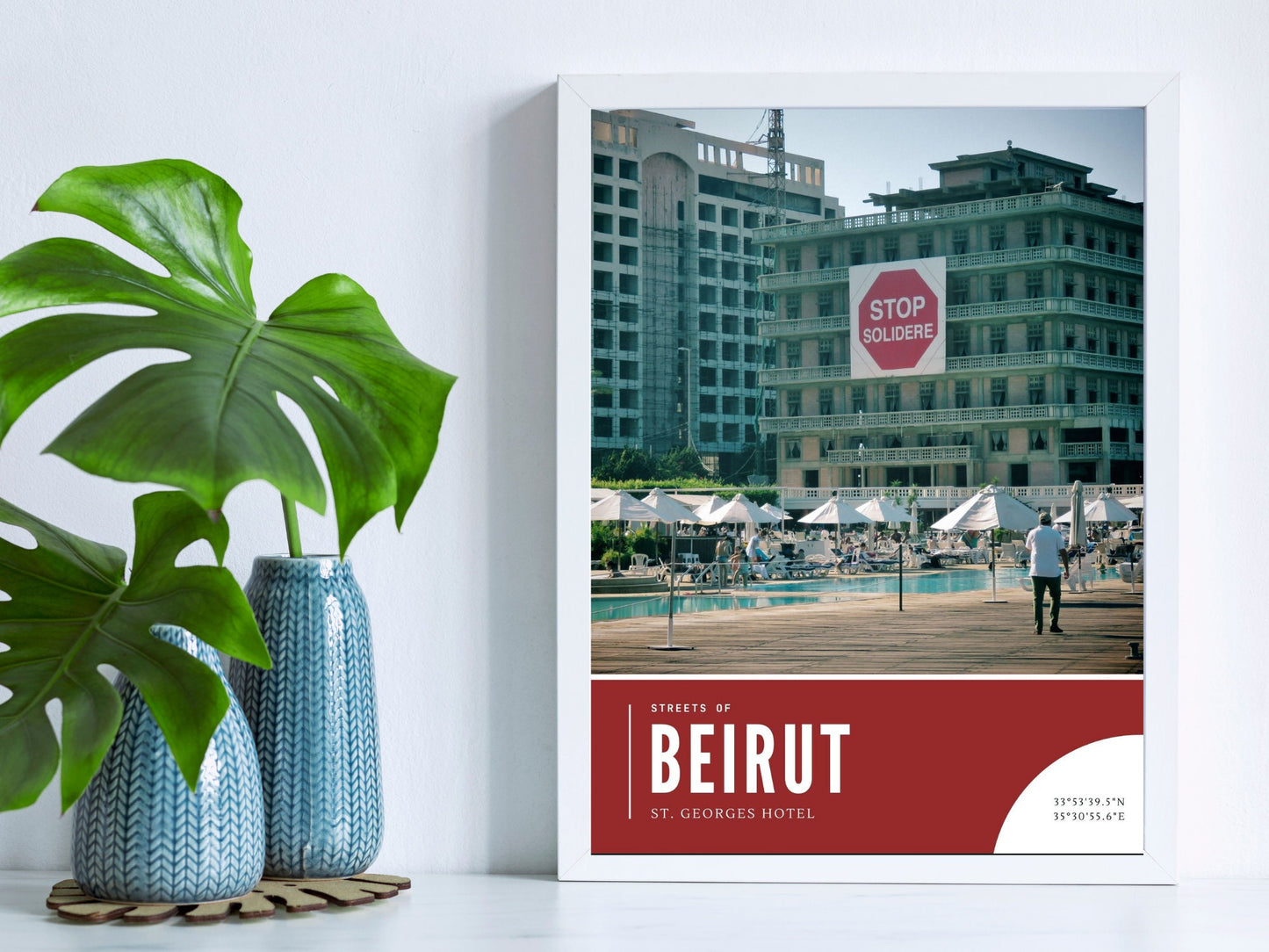 Beirut Photography St Georges Hotel Print