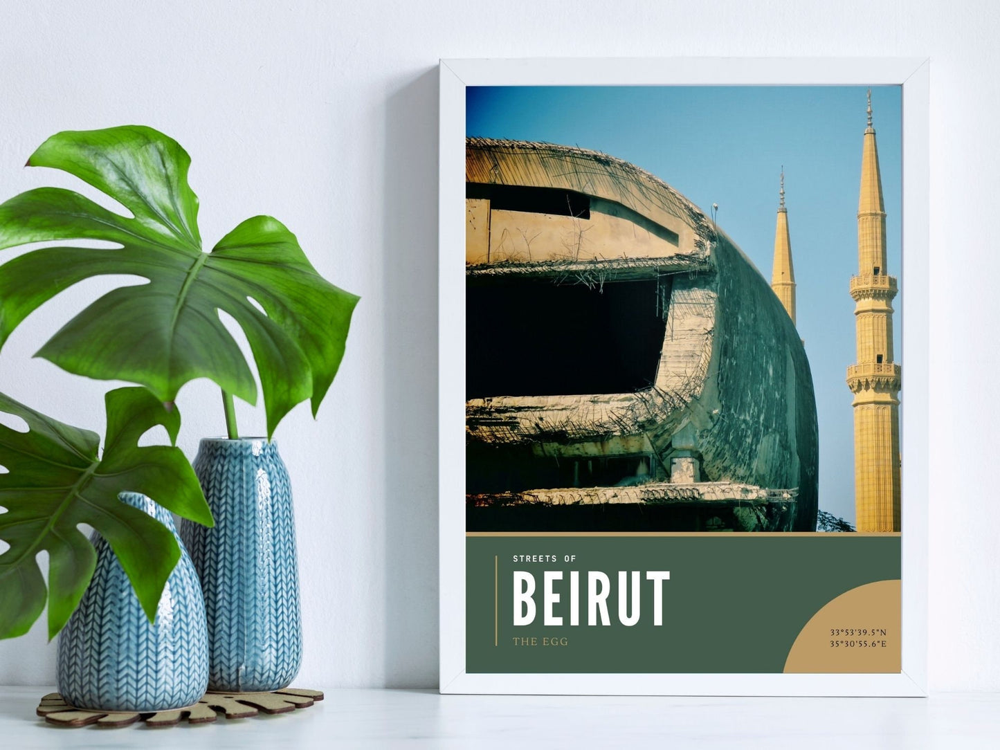 Beirut Architecture Photography Print, Streets of Beirut Series