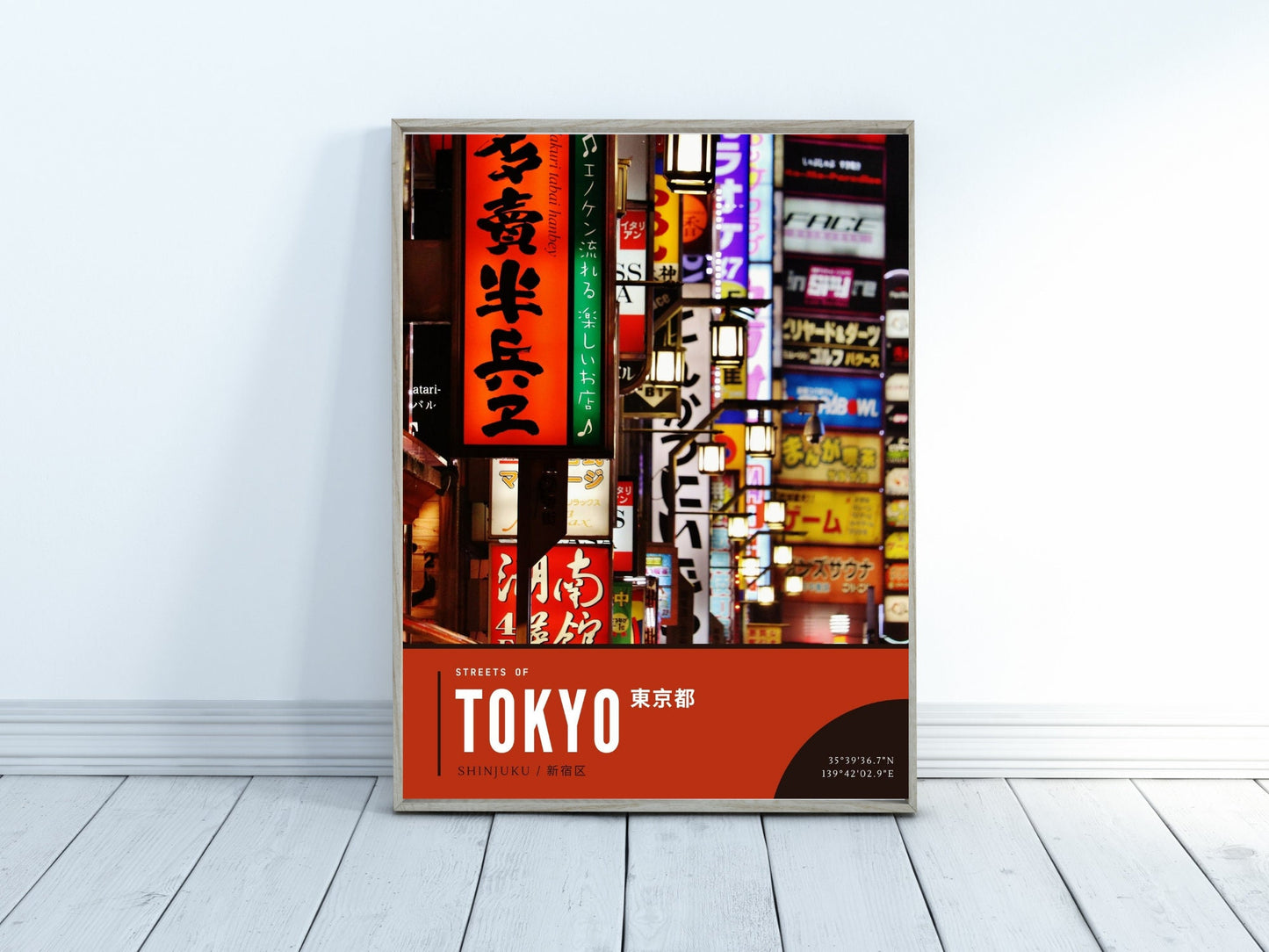 Shinjuku Wall Decor, Streets of Tokyo Photography