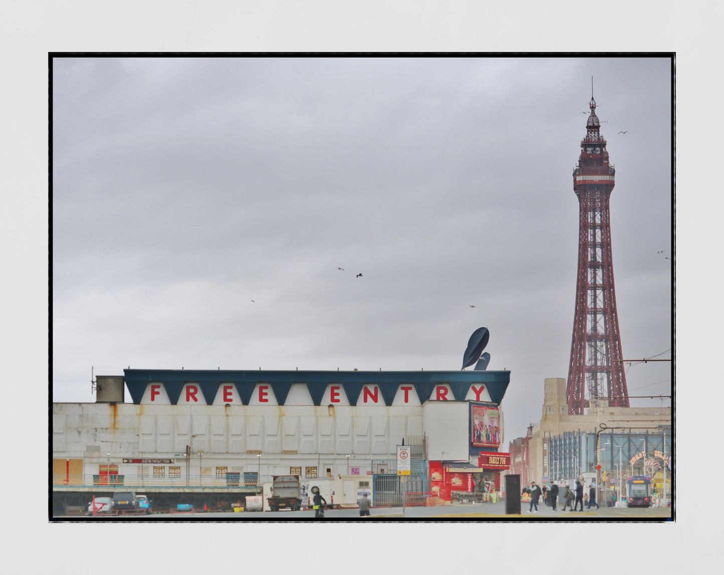 Blackpool Photography Print Blackpool Tower Central Pier Poster Gift