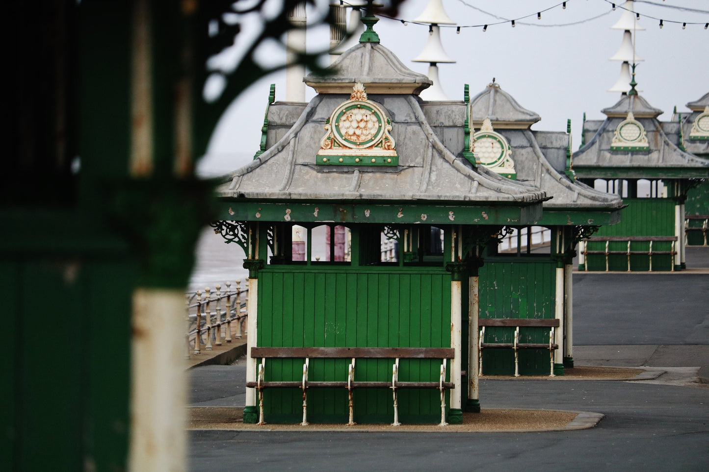 Blackpool Photography Print Victorian Shelter Poster