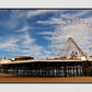 Blackpool Poster Central Pier Ferris Wheel Photography