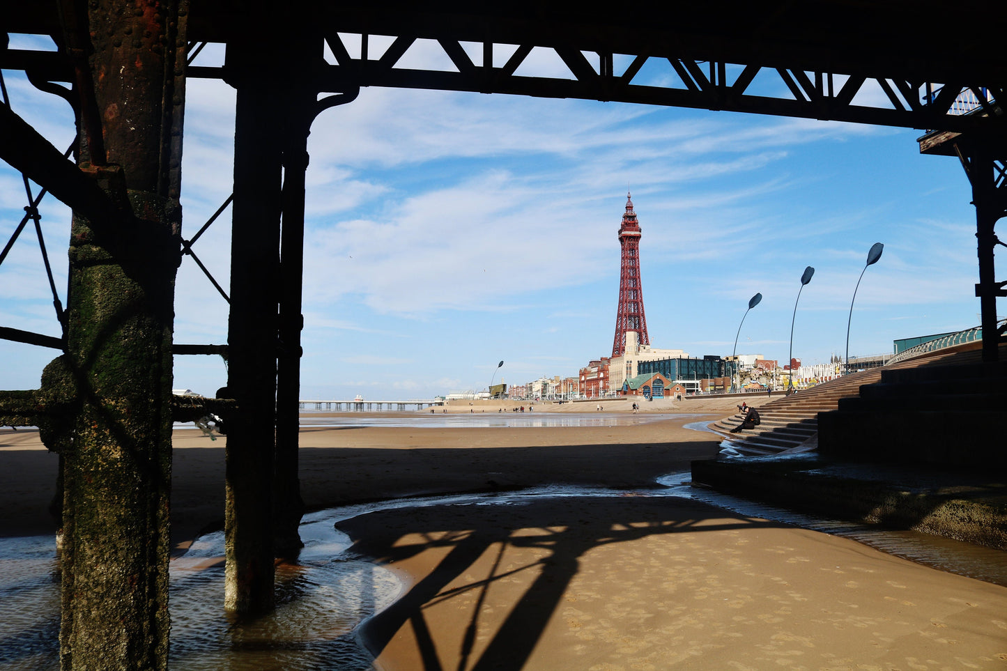 Blackpool Tower Poster Under The Boardwalk Photography Print