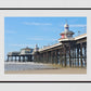 Blackpool Poster North Pier Coastal British Seaside Photography Print