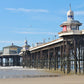 Blackpool Poster North Pier Coastal British Seaside Photography Print