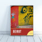 Beirut Street Art Photography Poster