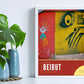 Beirut Street Art Photography Poster