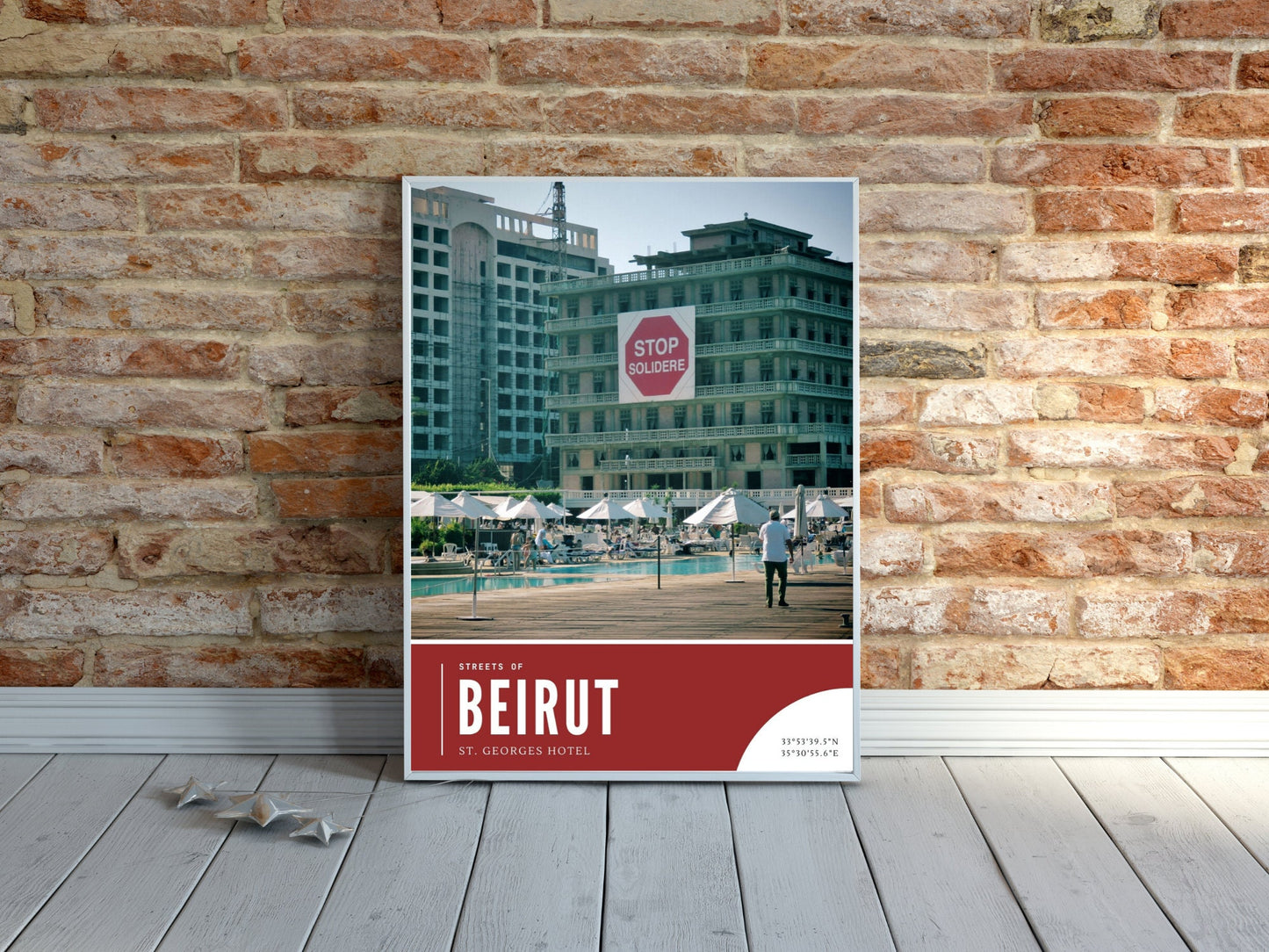 Beirut Photography St Georges Hotel Print