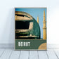 Beirut Architecture Photography Print, Streets of Beirut Series