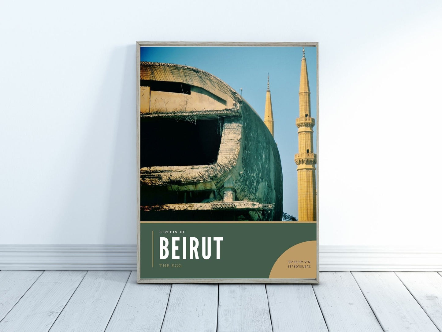 Beirut Architecture Photography Print, Streets of Beirut Series