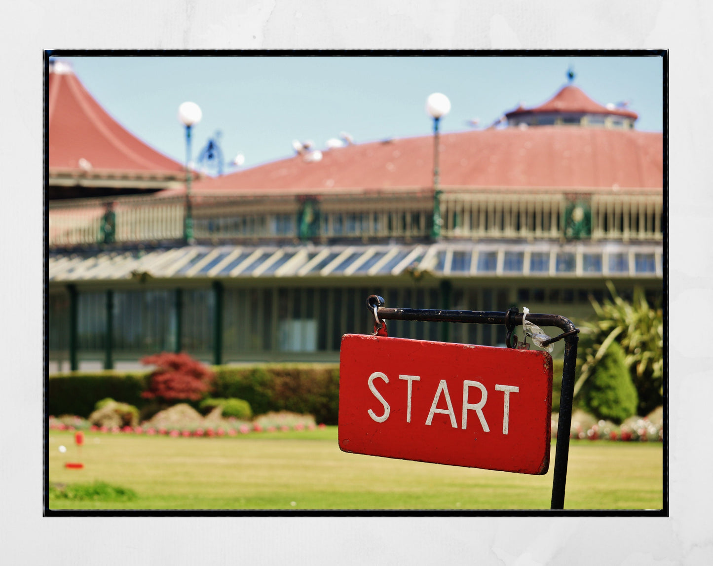 Rothesay Poster Isle Of Bute Winter Gardens Golf Putting Green Photography Print