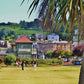 Rothesay Poster Isle Of Bute Golf Putting Green Palm Tree Photography Print