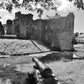 Rothesay Castle Poster Scotland Black And White Photography Print