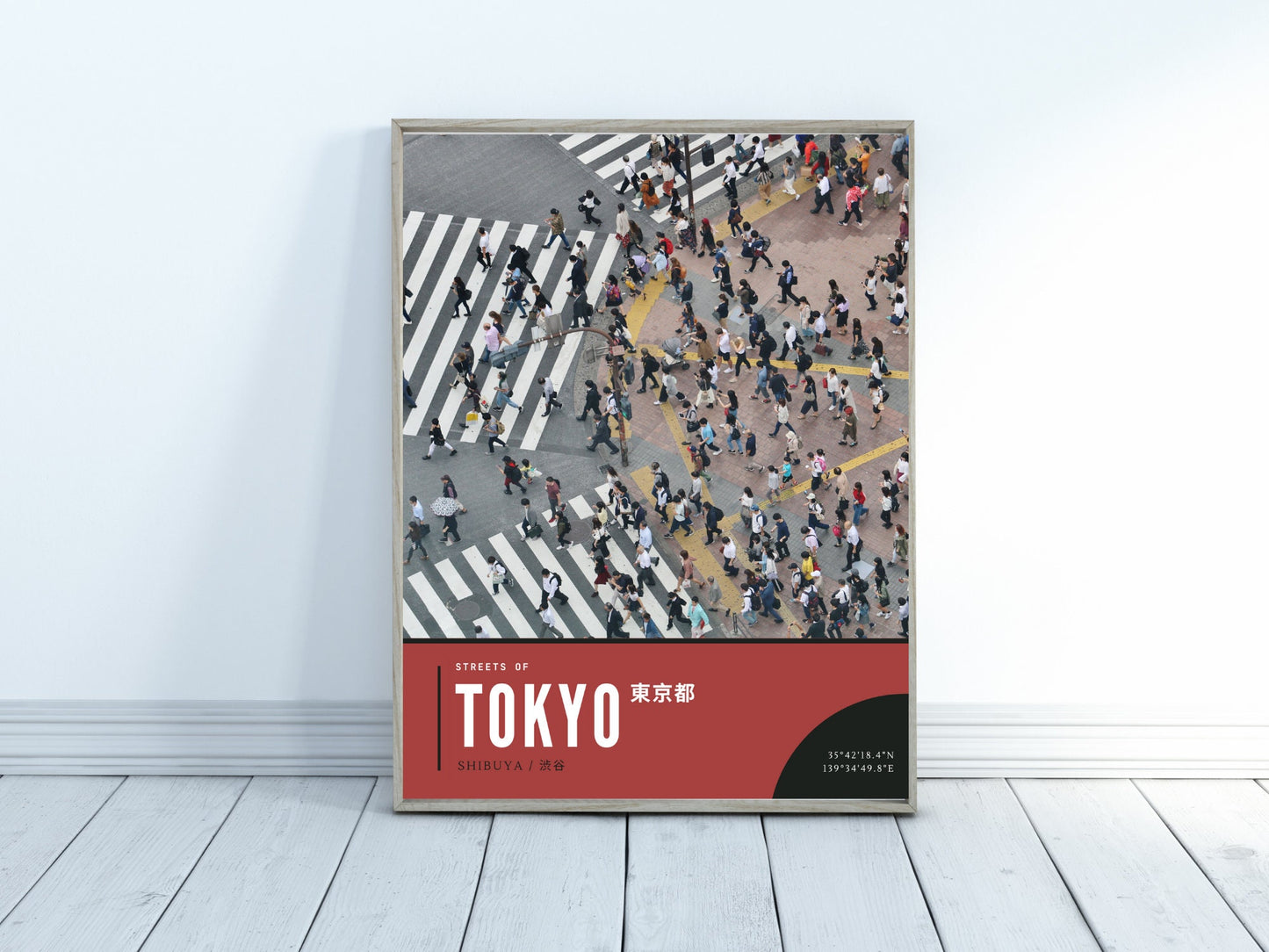 Tokyo Photography Shibuya Scramble From Above Photography Print