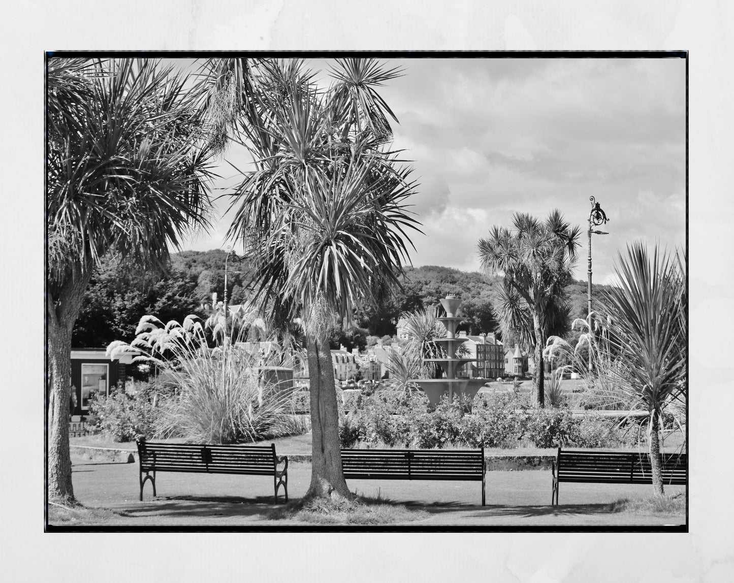 Rothesay Poster Isle Of Bute Black And White Photography Print