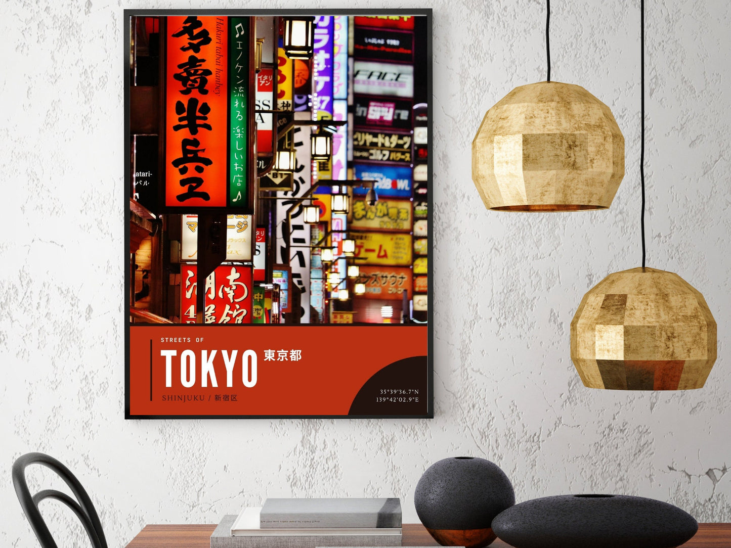 Shinjuku Wall Decor, Streets of Tokyo Photography