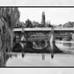 Dumfries Scotland River Nith New Bridge Black And White Photography Print Poster