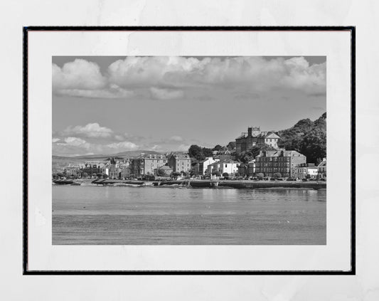 Rothesay Poster Isle Of Bute Coastal Black And White Photography Print