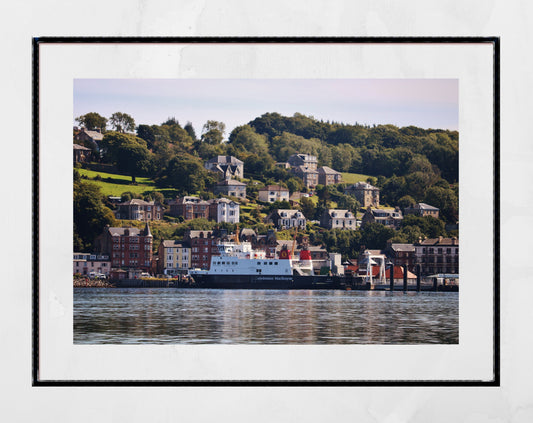 Rothesay Poster Isle Of Bute Coastal Ferry Photography Print