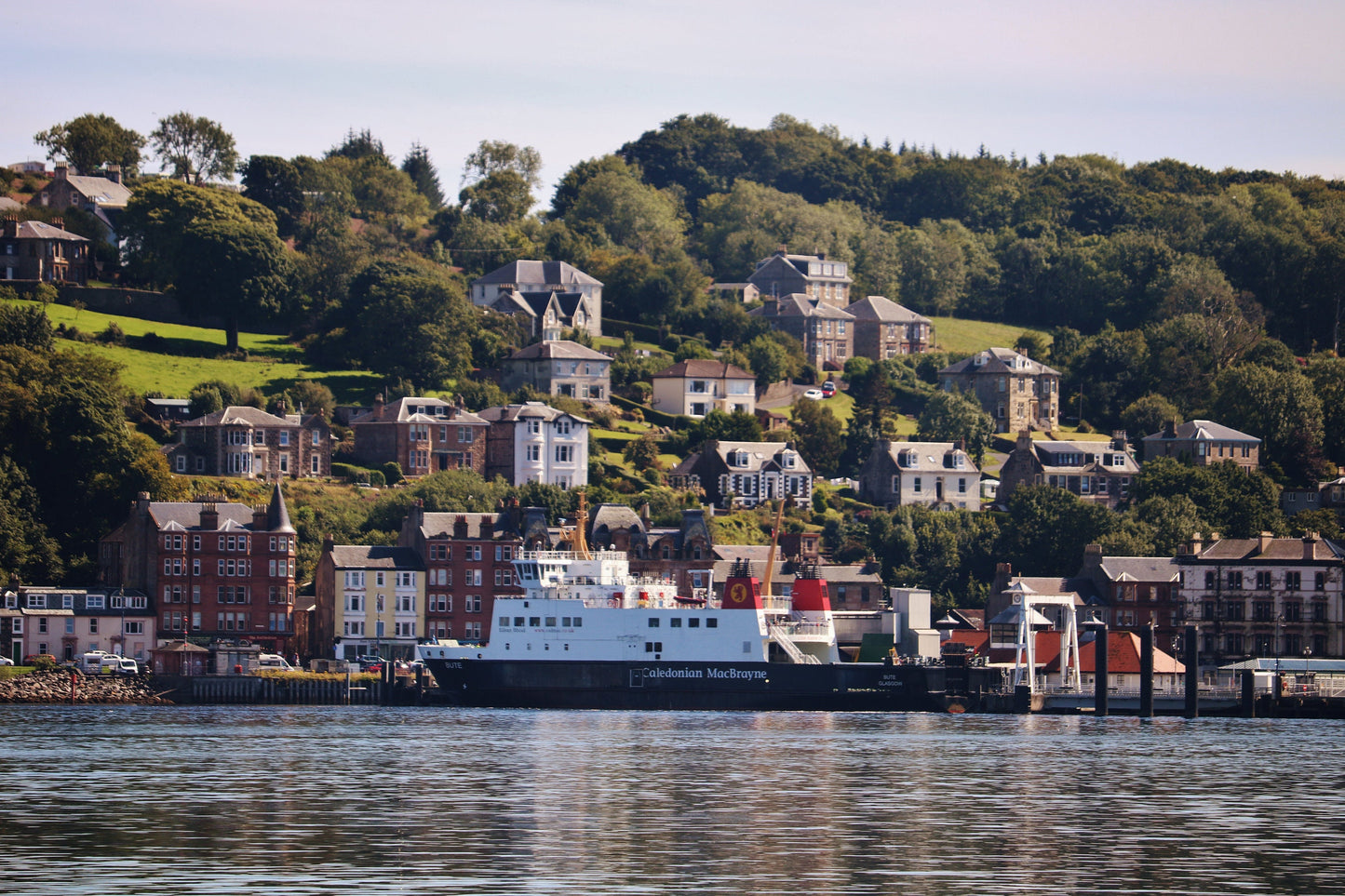 Rothesay Poster Isle Of Bute Coastal Ferry Photography Print