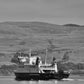 Rothesay Poster Isle Of Bute  Ferry Black And White Photography Print