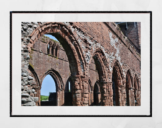 Dumfries Scotland Poster Sweetheart Abbey Photography Print