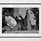 Dumfries Poster Sweetheart Abbey Rose Black And White Photography Print