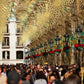Malaga Spain Christmas Decorations Photography Print