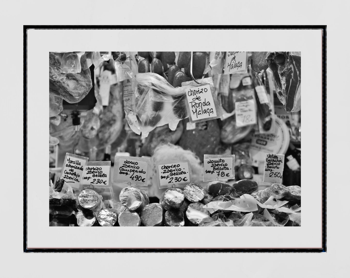 Deli Print Spanish Food Poster Malaga Mercado Central de Atarazanas Photography