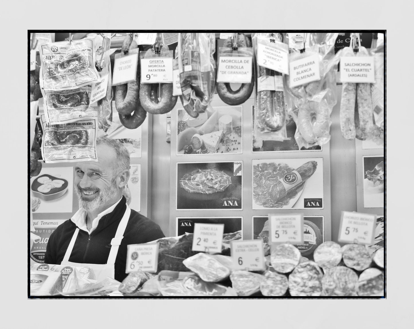 Malaga Mercado Central de Atarazanas Photography Deli Print Spanish Food Poster