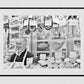 Malaga Mercado Central de Atarazanas Photography Deli Print Spanish Food Poster