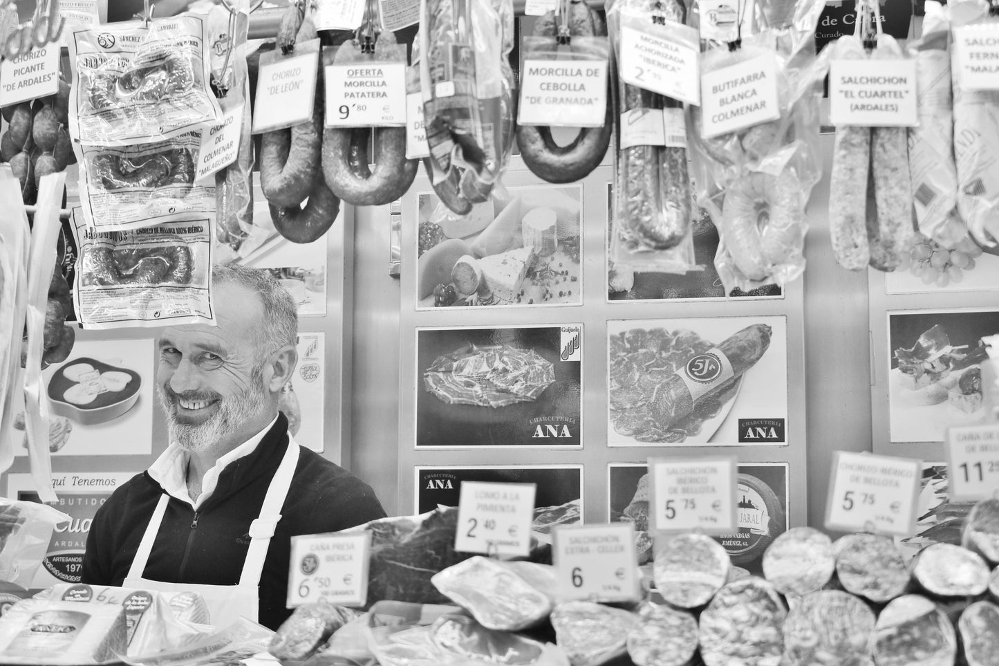 Malaga Mercado Central de Atarazanas Photography Deli Print Spanish Food Poster