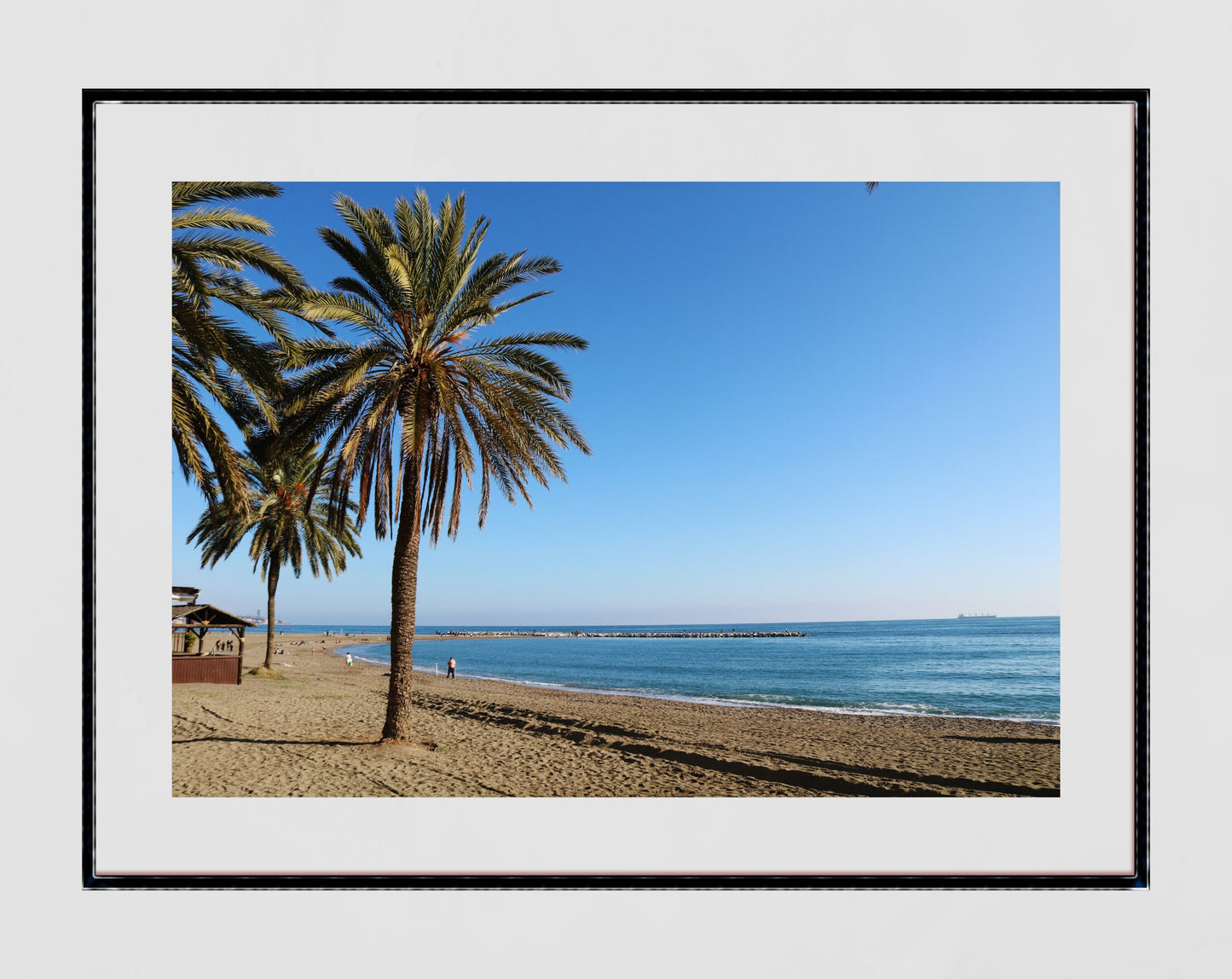 Malaga Spain Beach Photography Poster