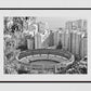 Malaga Spain Photography Black And White Wall Art