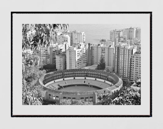 Malaga Spain Photography Black And White Wall Art