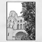 Malaga Cathedral Andalucia Black And White Photography Print