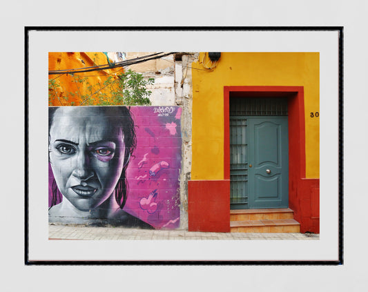 Malaga Street Art Photography Print