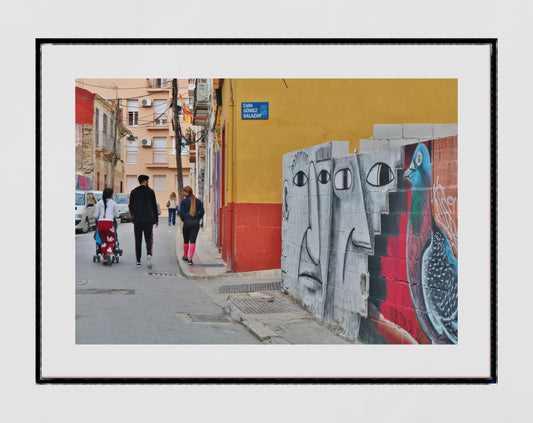 Malaga Picasso Street Art Photography Print